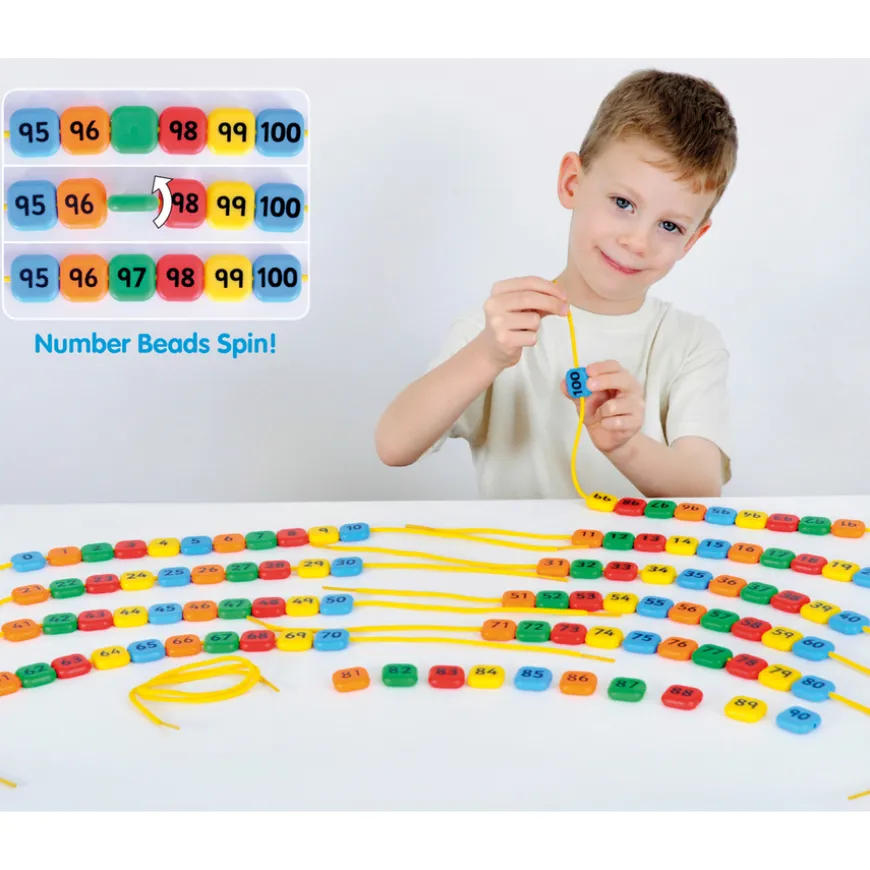 0-100 Number Beads Set