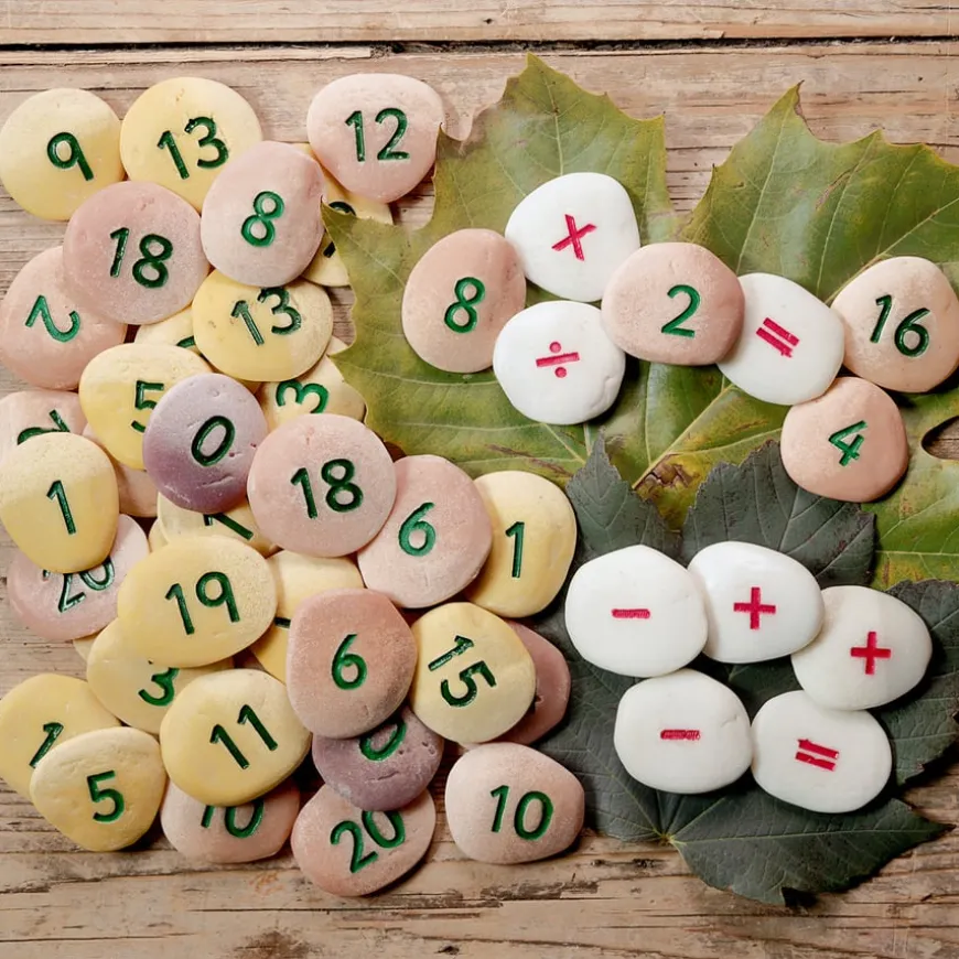 Number Pebbles Sum Building Set 50pk