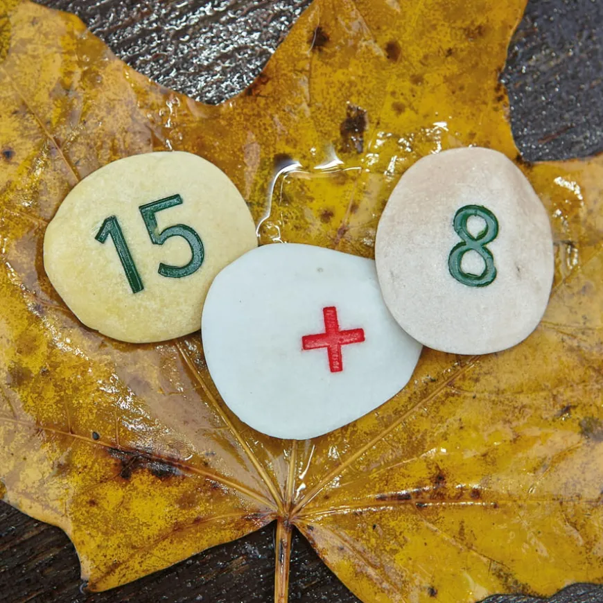 Number Pebbles Sum Building Set 50pk