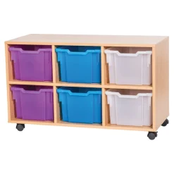 6 Open Tray Storage For Extra Deep Trays