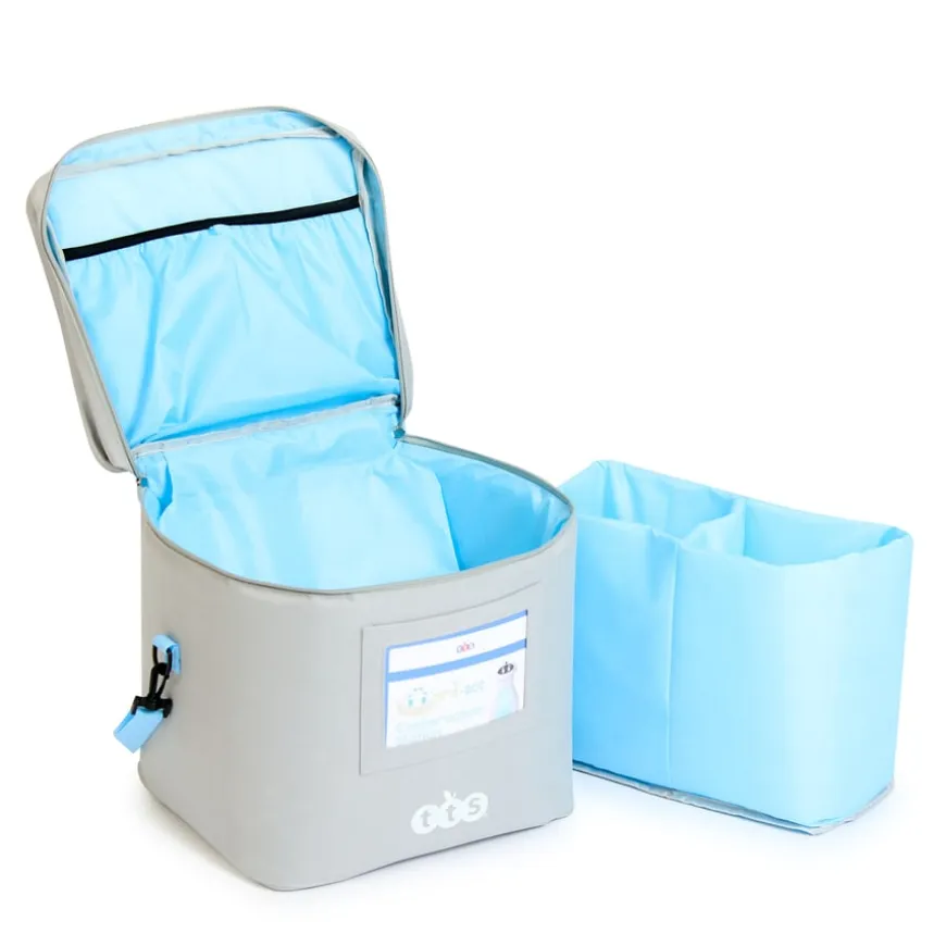 Oti-Bot Storage Bag with two Oti-Bot Robots