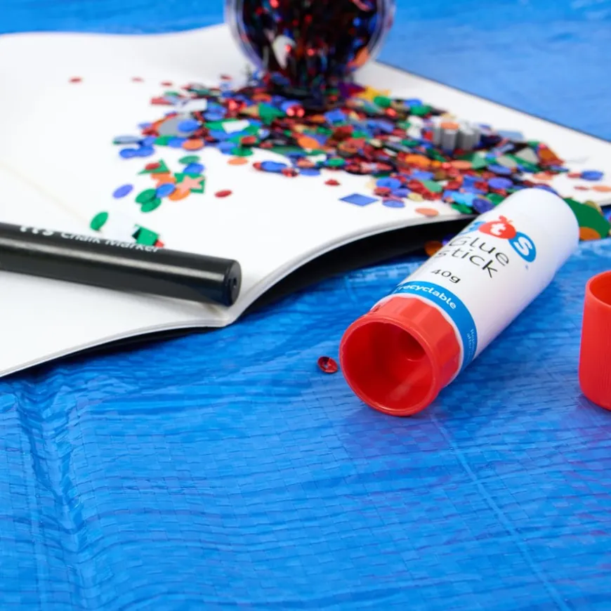 Outdoor Art Sheet 1.2m x 1.8m Blue 3pk