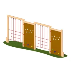 Outdoor Climbing Wall Net Combo