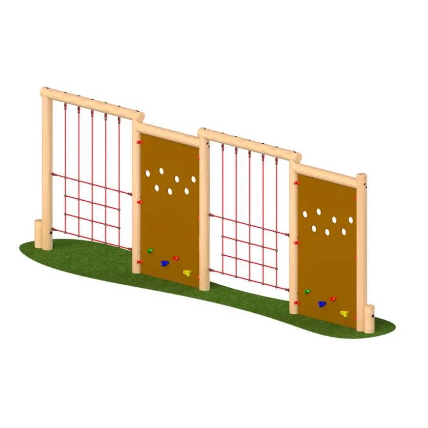 Outdoor Climbing Wall Net Combo