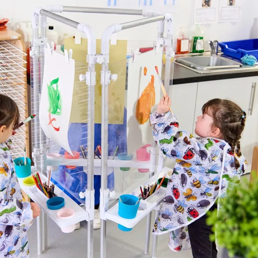 Outdoor Easy Clean Multi-Panel Acrylic Art Easels