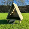 Outdoor Freestanding Wooden Teepee Den