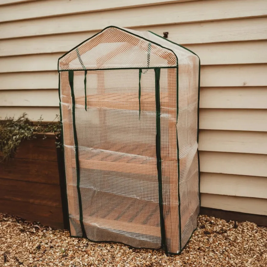 Outdoor Greenhouse with Cover H122 x W67 x D47cm