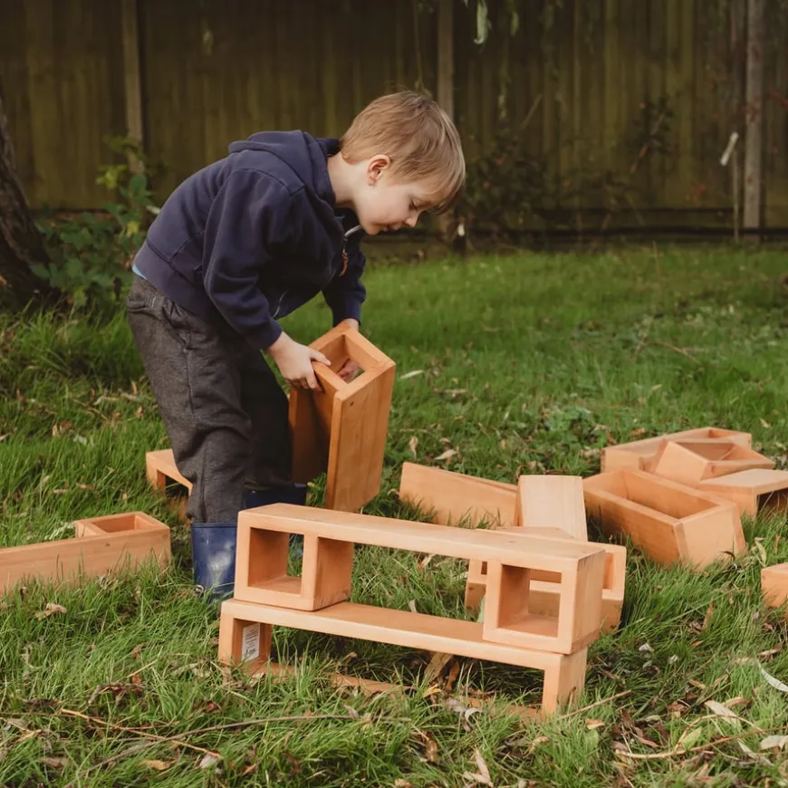 Outdoor Hollow Building Blocks 24pk