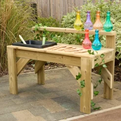 Outdoor Messy Play Wooden Workbench