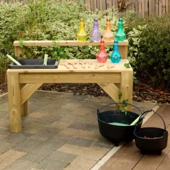 Outdoor Messy Play Wooden Workbench