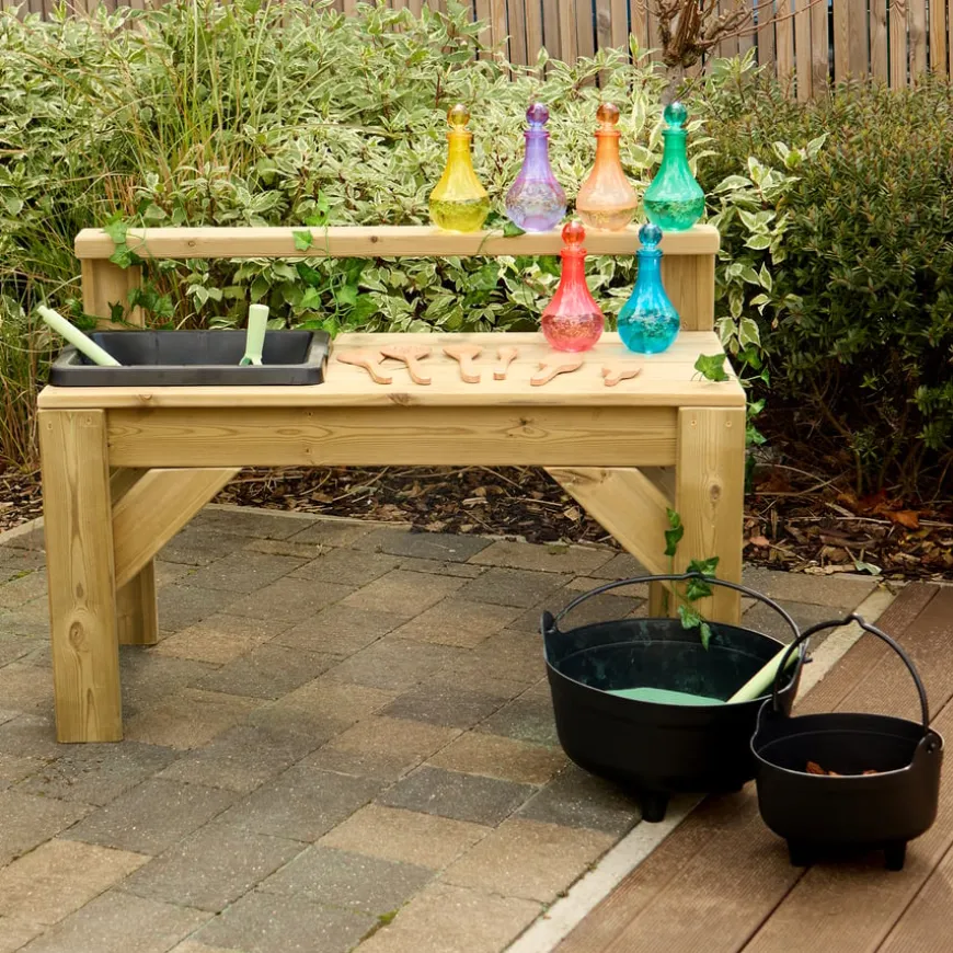 Outdoor Messy Play Wooden Workbench