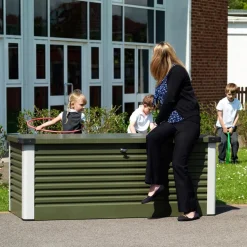 Outdoor Metal Lockable Storage Chest