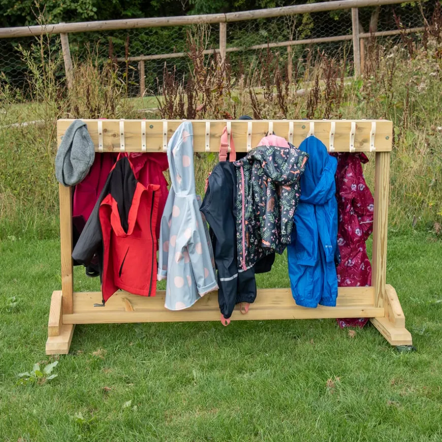 Outdoor Puddle Suit Wooden Trolley