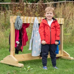 Outdoor Puddle Suit Wooden Trolley