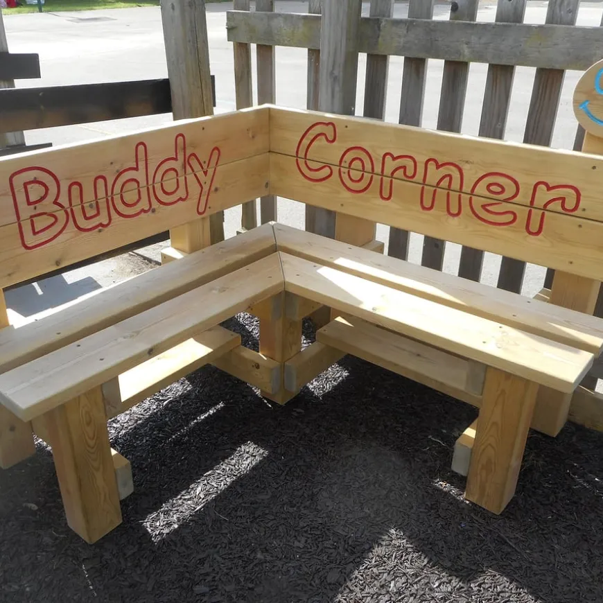 Outdoor Storage with Planters and Bench Offer