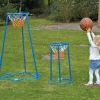 Outdoor Twin Hoop Basketball Stand 2pk