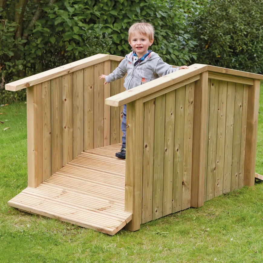 Outdoor Wooden Bridge