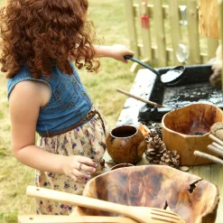 Outdoor Wooden Messy Play Station H107 x W50 x L180cm
