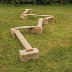 Outdoor Wooden Mini Adventure Trail 14pcs