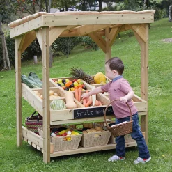 Outdoor Wooden Role Play Market Stall