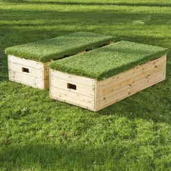 Outdoor Wooden Storage Bench