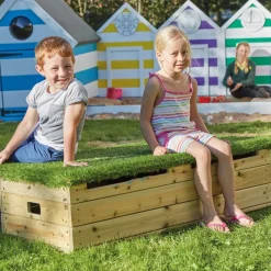 Outdoor Wooden Storage Bench