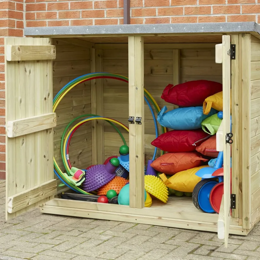 Outdoor Wooden Storage Cubby