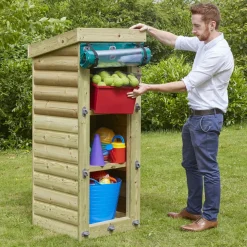 Outdoor Wooden Storage Units H140cm