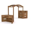 Outdorable Overhead Branch Monkey Bars and Climbers Set