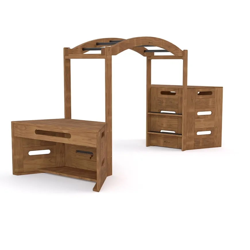 Outdorable Overhead Branch Monkey Bars and Climbers Set