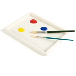 Paint and Inking White Plastic Tray 225 x 175mm