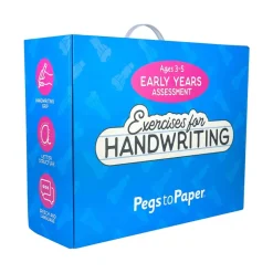 Pegs to Paper exercises for Handwriting