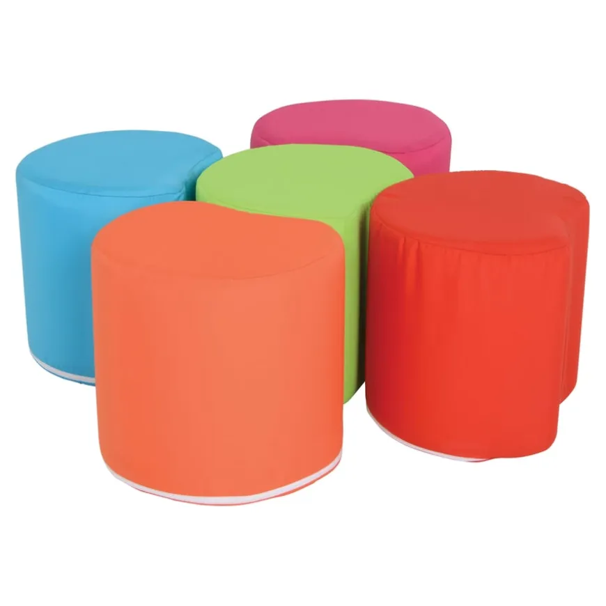 Petal Bean Stool Foam Seats Pack of 5