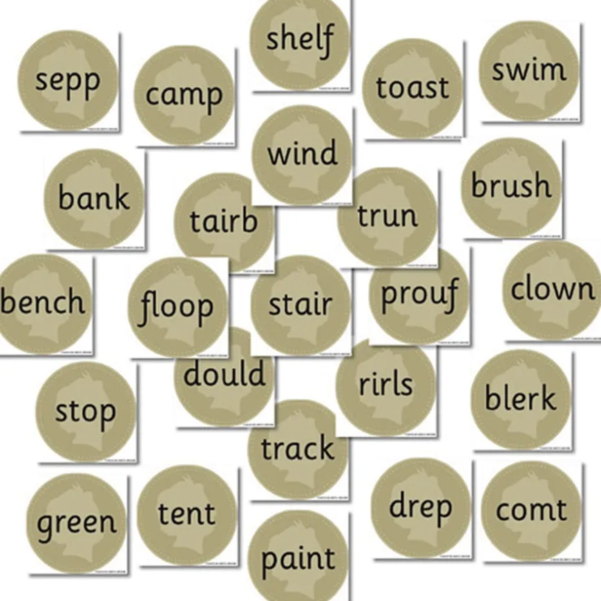 Phase 2 Buried Treasure Decoding Word Cards