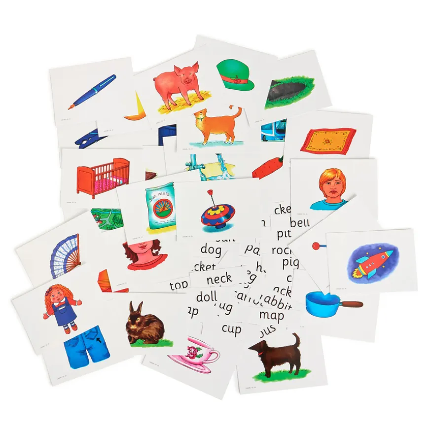 Phase 2 Illustrated Word and Picture Cards
