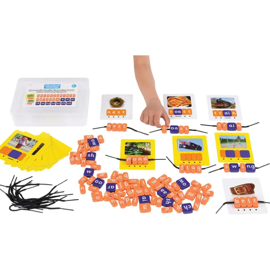 Phonics Threading Beads High Frequency Words Set