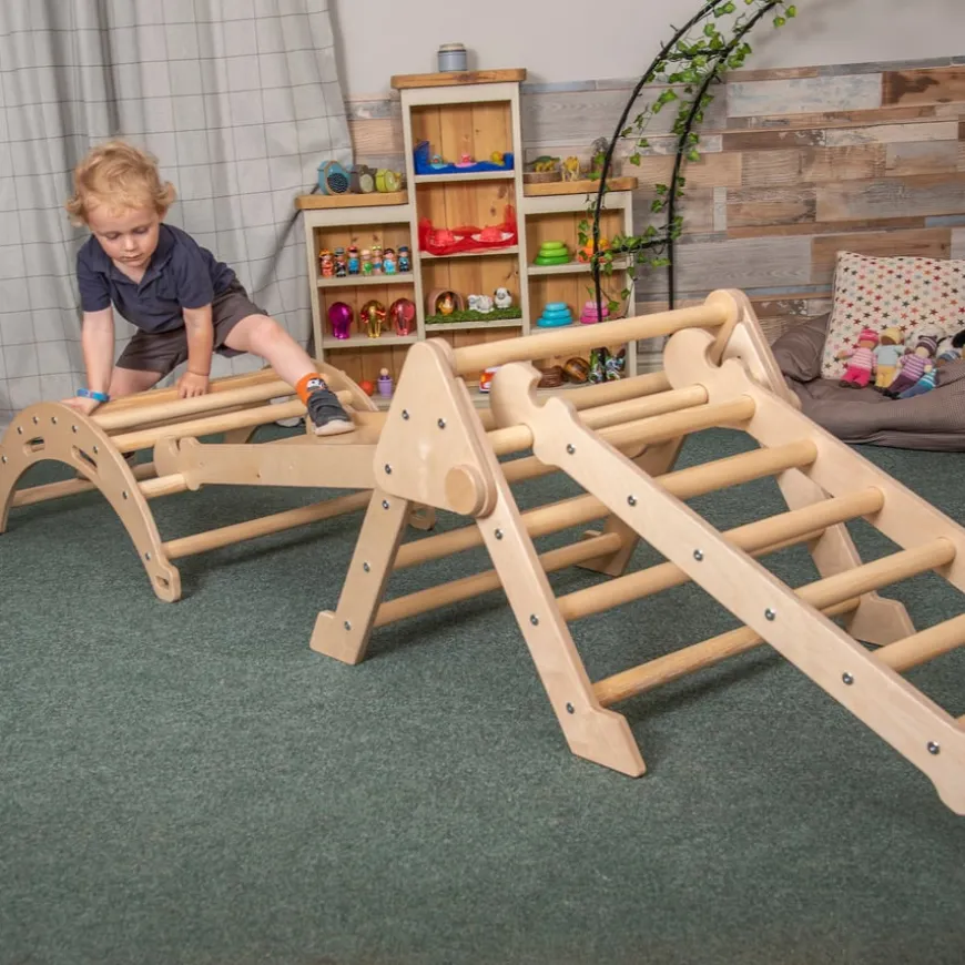 Pikler Inspired Nursery Climbing Set