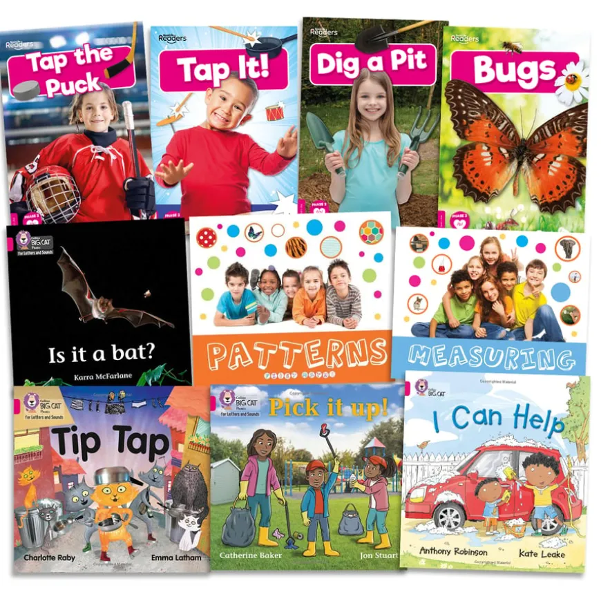 Pink Non-Fiction Book Bands Level 1 10pk