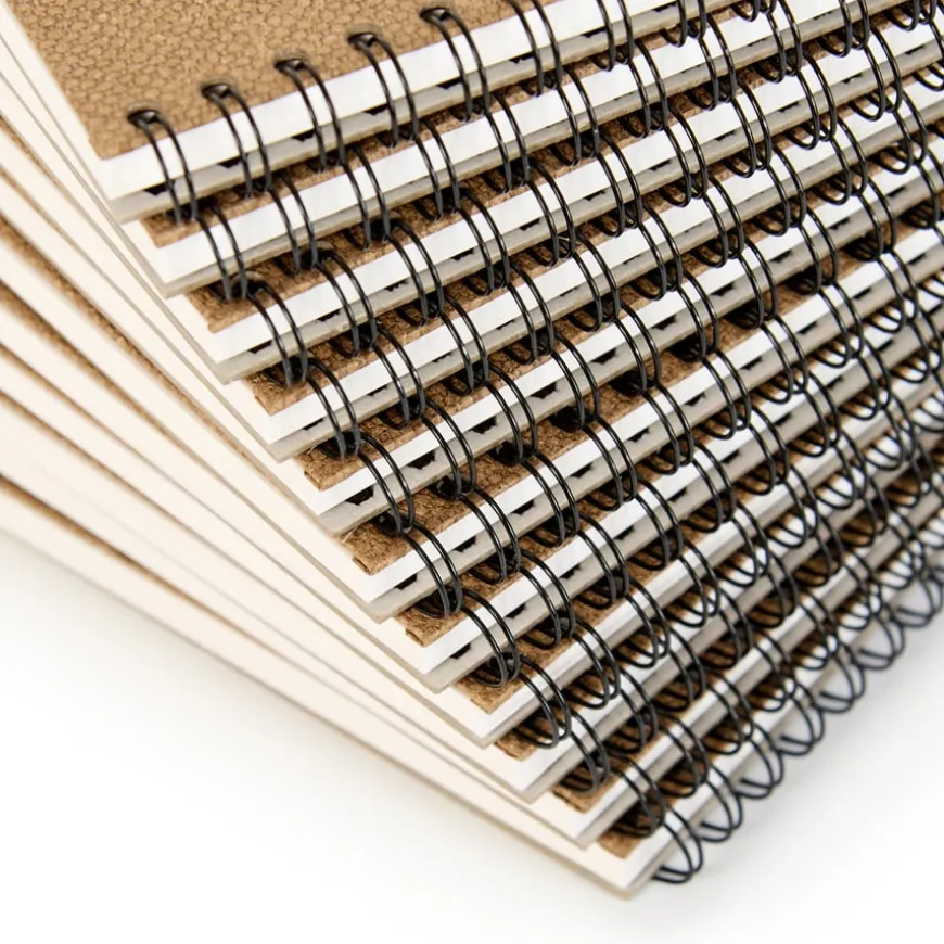 Pisces Jute Spiral Sketchbks A4 140gsm 12pk
