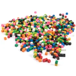 Plastic Interlocking Colour Cubes 1000pk