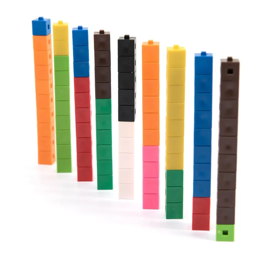 Plastic Interlocking Colour Cubes 1000pk