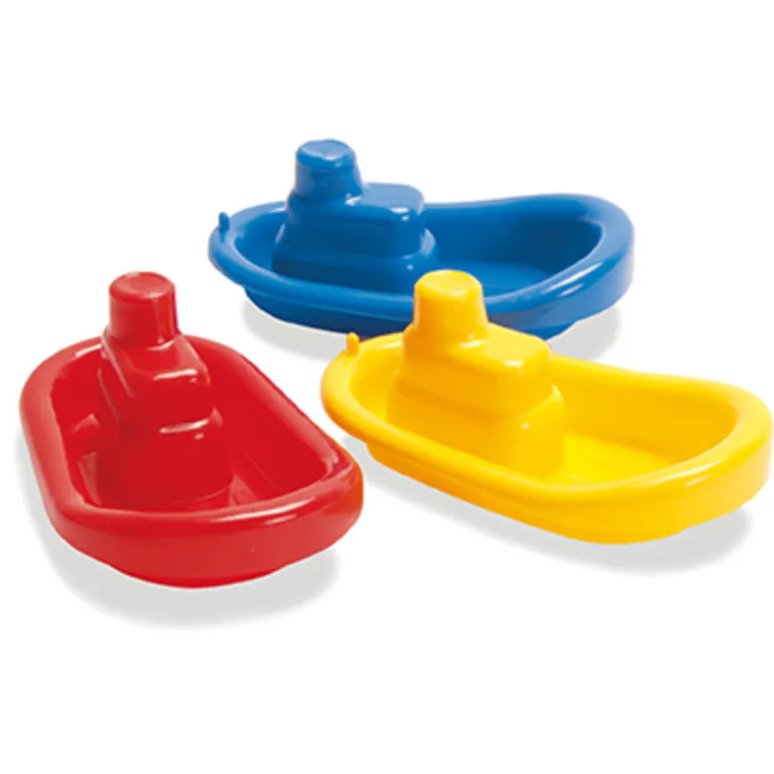 Plastic Water Tug Boats 12pk