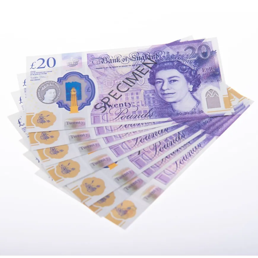 Play Money Sterling Notes 50pk