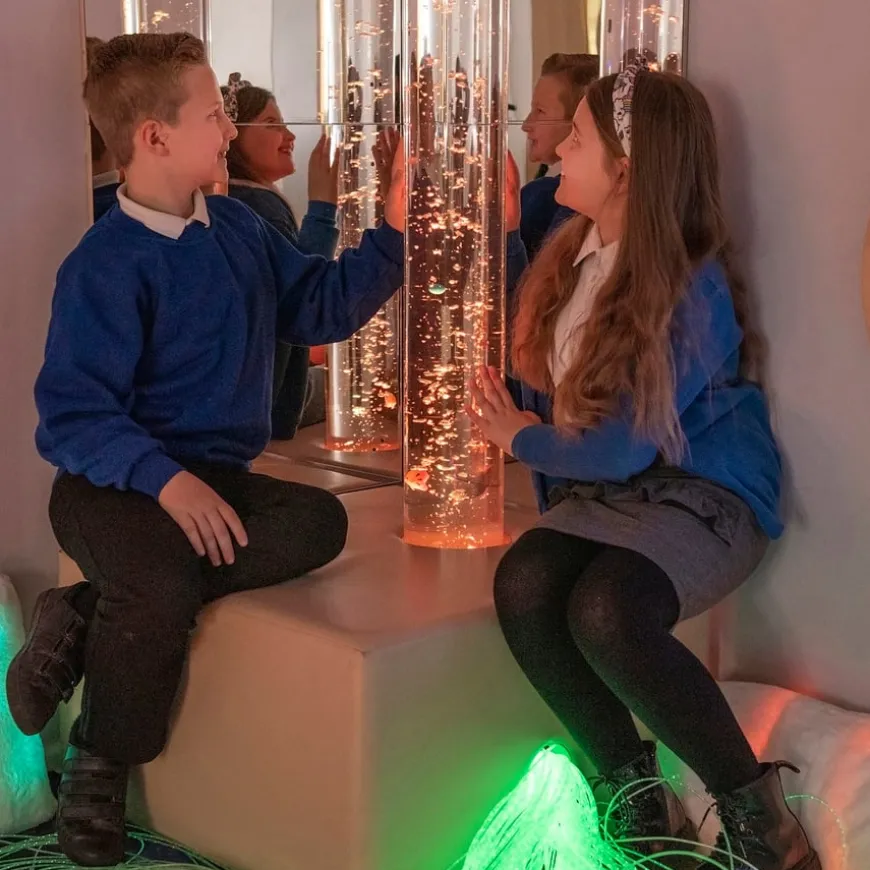 Portable Bubble Tube Sensory Unit