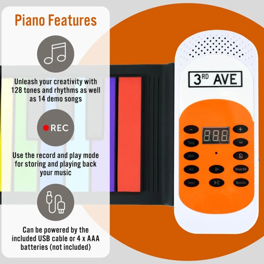 Portable Roll Up Piano