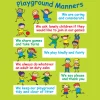 Positive Playtime Wall Sign Playground Manners