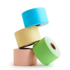 Poster Paper Border Rolls Pastel Assorted 50mm x 50m 4pk