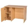 Premium Teacher's Desks With locking Cupboard Beech