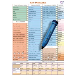 Pre-School Key Phrases Language Pack with PENpal