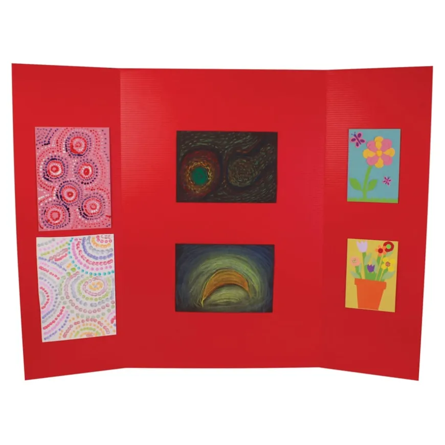 Presentation Boards Assorted Colours 4pk W914 x L1218mm